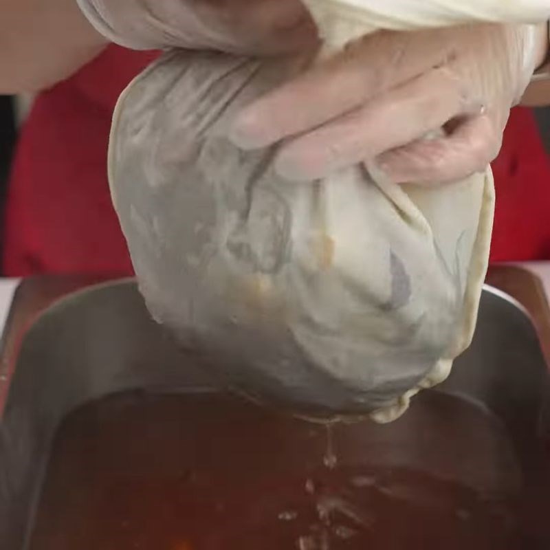 Bước 3 Kết hợp trà và sốt bí đao Trà bí đao kinh doanh