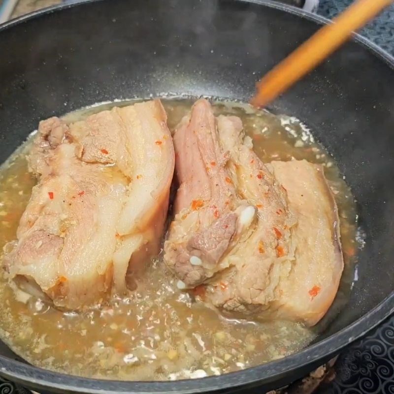 Bước 3 Khìa thịt heo Bì cuốn miền Tây