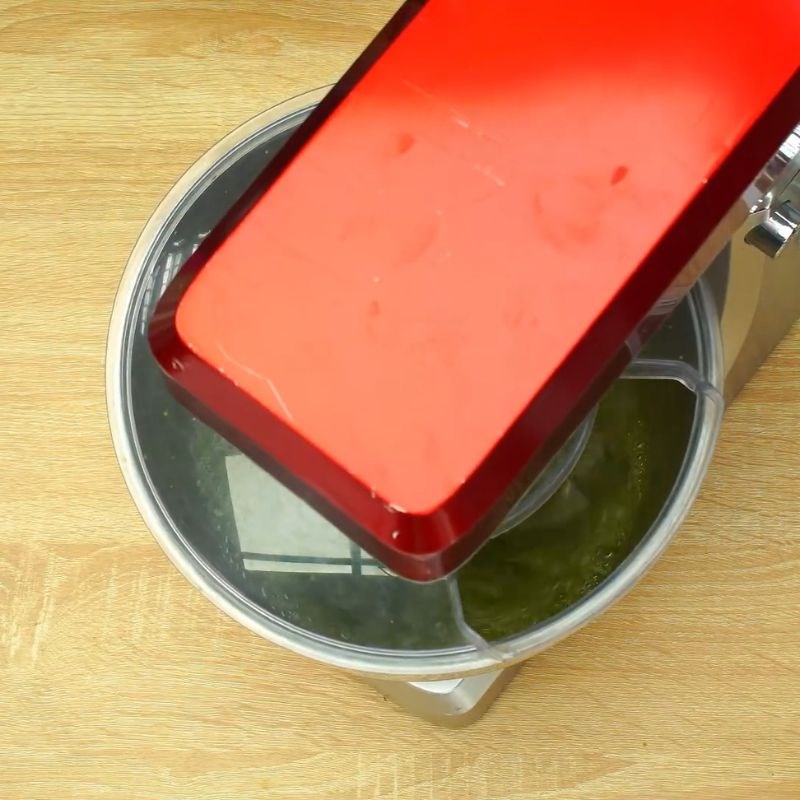 Bước 1 Khuấy tan bột matcha Tàu hủ matcha