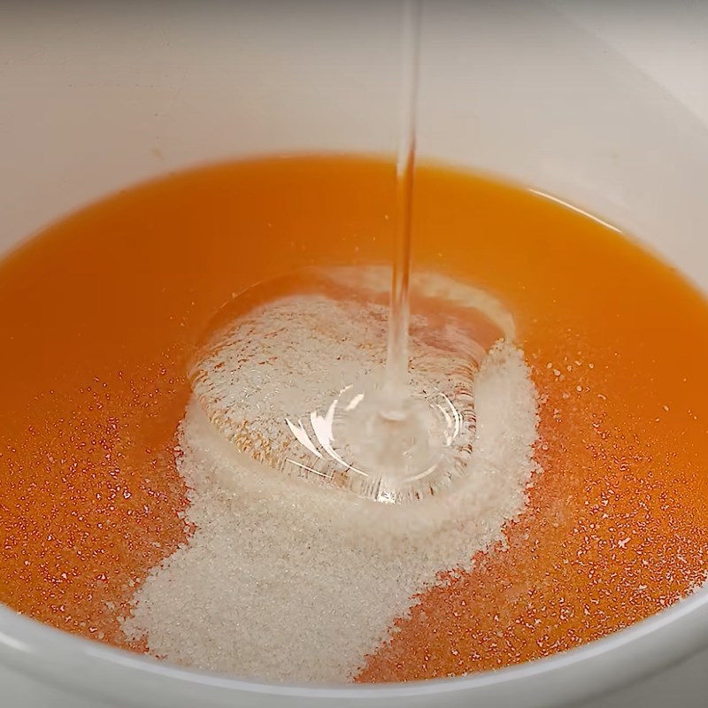 Bước 2 Làm kẹo hương cam Kẹo chip chip với gelatin