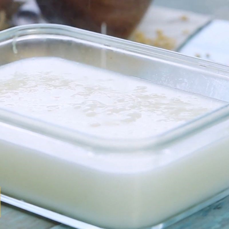 Bước 1 Làm rau câu Chè sữa