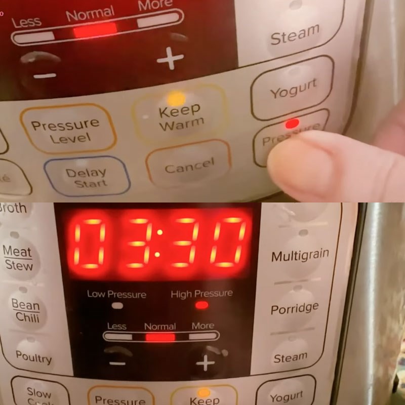 Bước 8 Luộc bánh bằng nồi áp suất điện Bánh gio mật mía