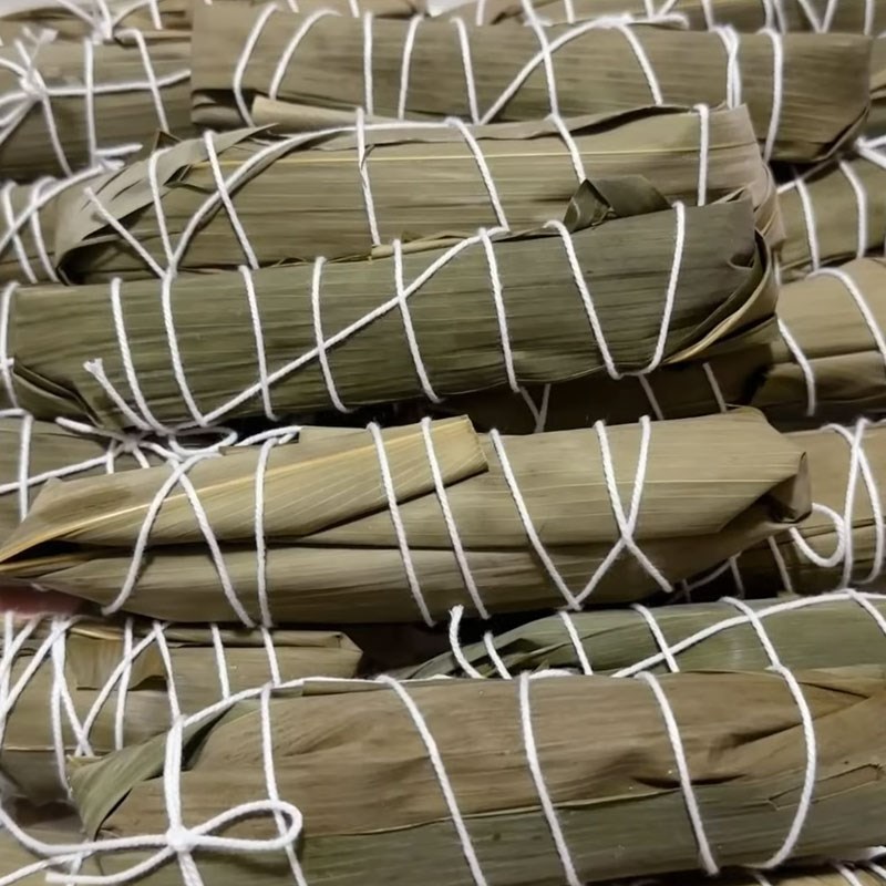 Bước 8 Luộc bánh bằng nồi áp suất điện Bánh gio mật mía