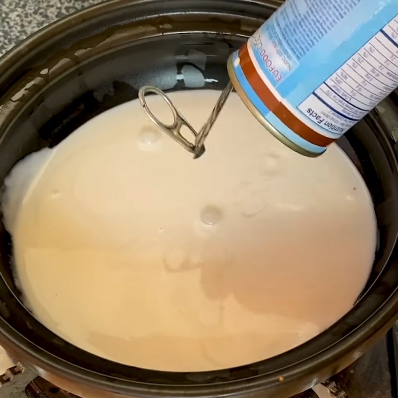 Bước 3 Nấu nước cốt dừa Bánh khọt bằng bột bánh xèo