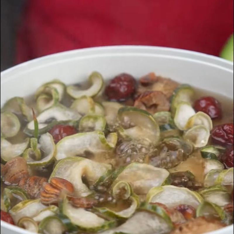 Bước 1 Nấu bí đao khô Trà bí đao kinh doanh