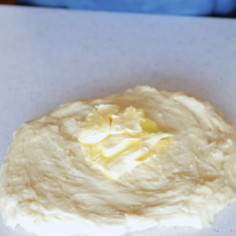 Bước 2 Nhồi bột Bánh donut đường