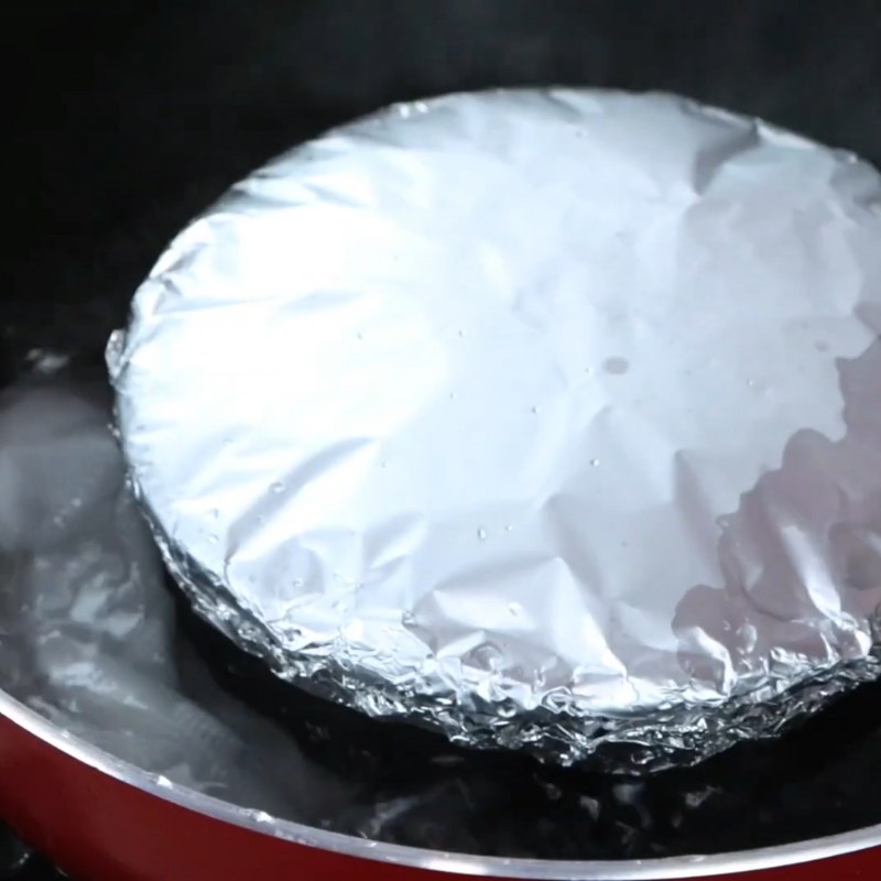 Bước 5 Nướng bánh Bánh flan gato sinh nhật