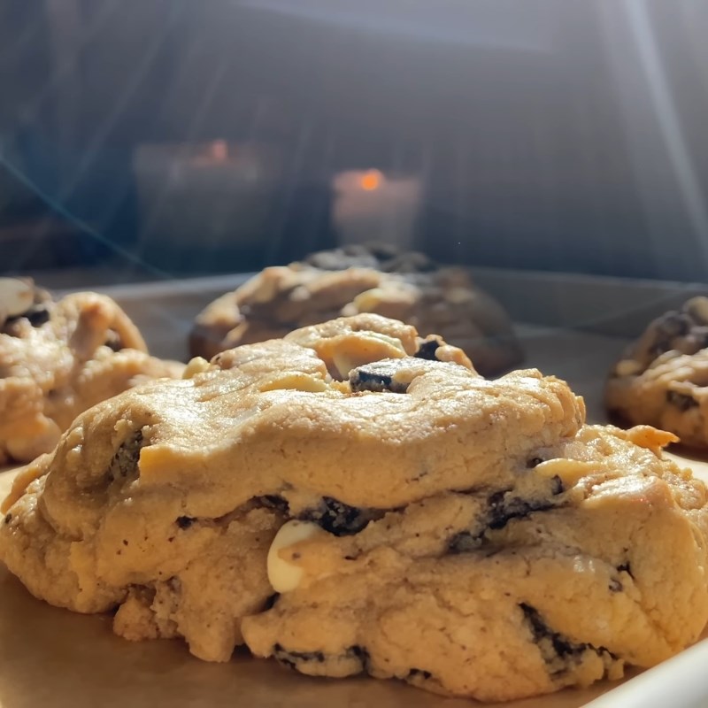 Bước 3 Nướng bánh Bánh quy chocolate chip mềm