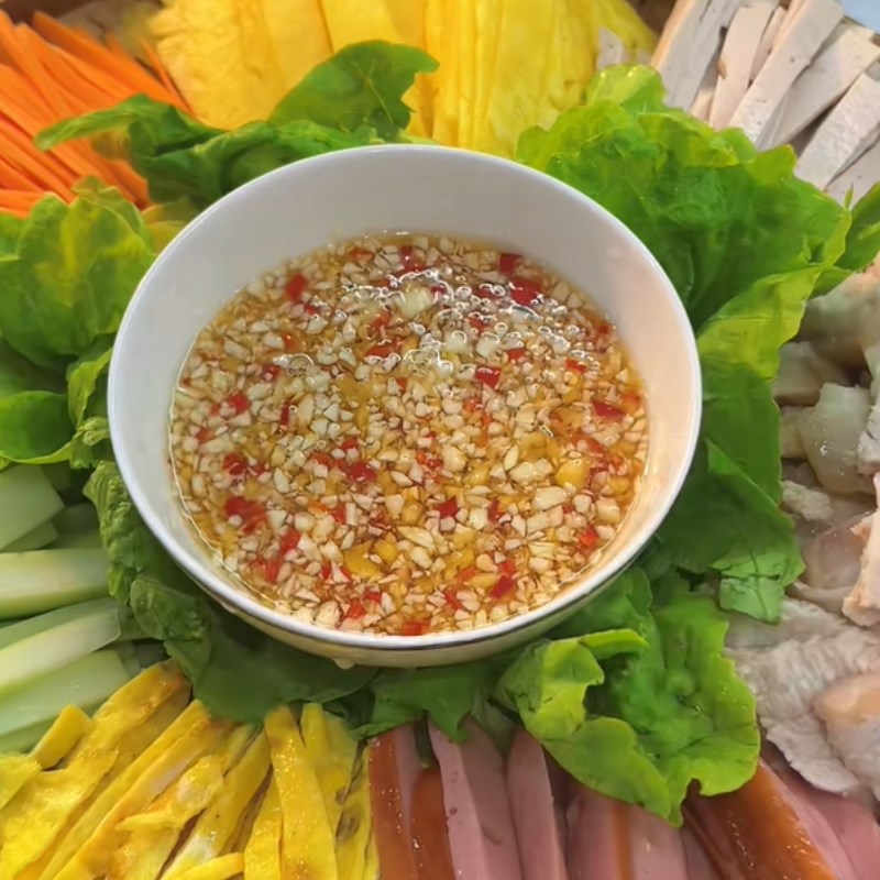 Bước 3 Thành phẩm Nước chấm phở cuốn
