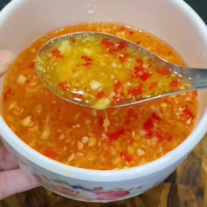 Bước 3 Thành phẩm Nước chấm phở cuốn