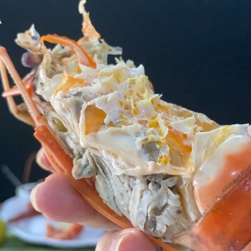 Bước 4 Thành phẩm Tôm càng xanh hấp sả