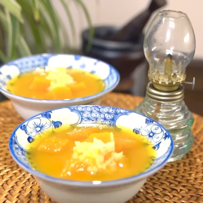 Bước 4 Thành phẩm Chè bí đỏ gạo nếp