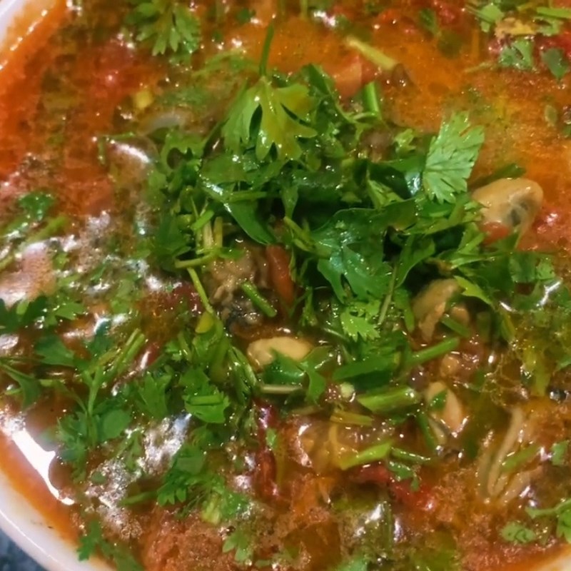 Bước 4 Thành phẩm Hà sốt cà chua