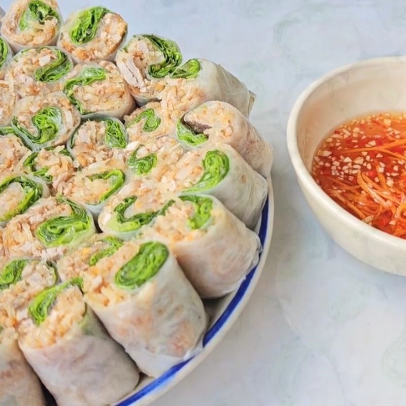 Bước 6 Thành phẩm Bì cuốn miền Tây