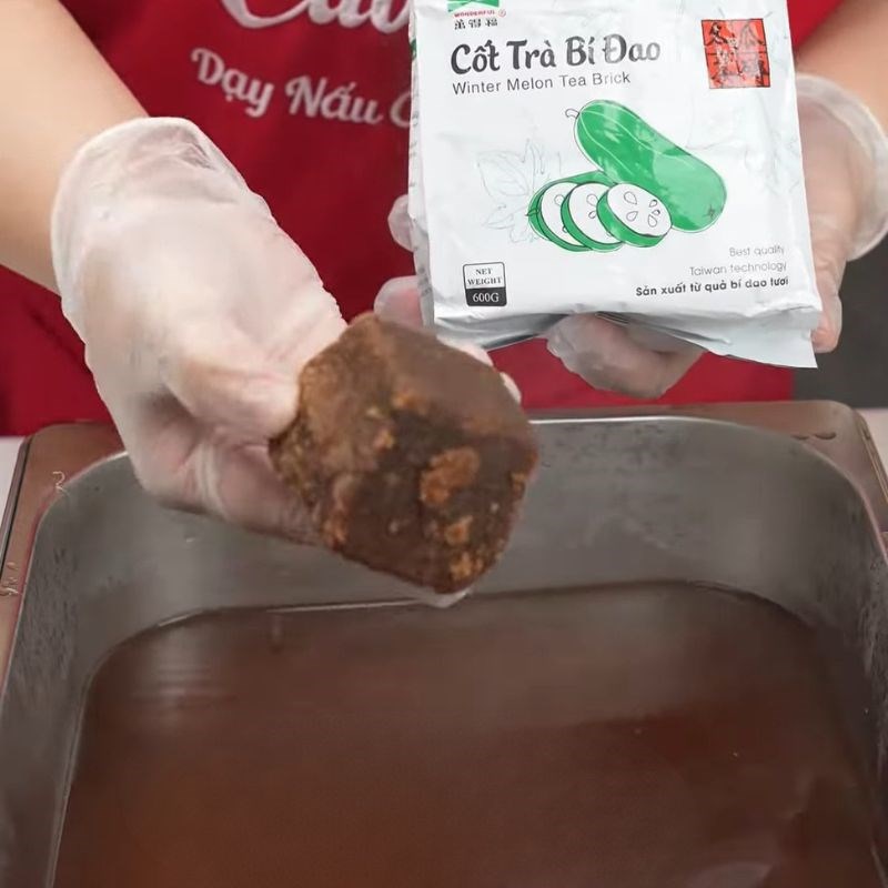 Bước 4 Thêm hồng trà (nếu muốn) Trà bí đao kinh doanh