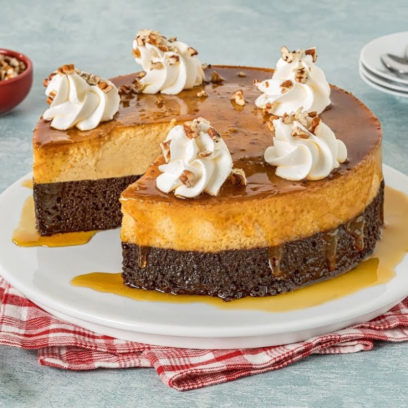 Bước 6 Trang trí bánh Bánh flan gato sinh nhật