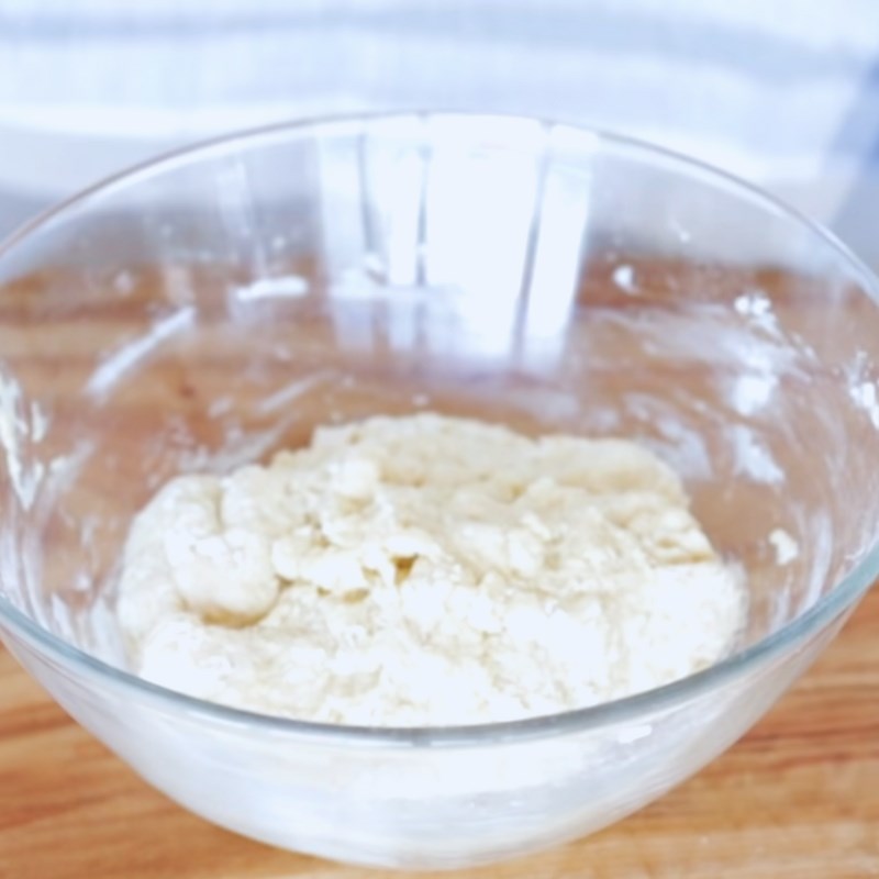 Bước 1 Trộn bột Bánh donut đường
