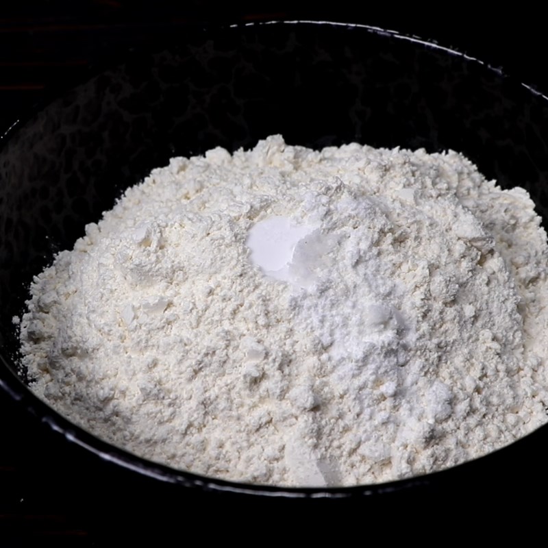 Bước 2 Trộn bột Bánh cười (bánh mặt cười)