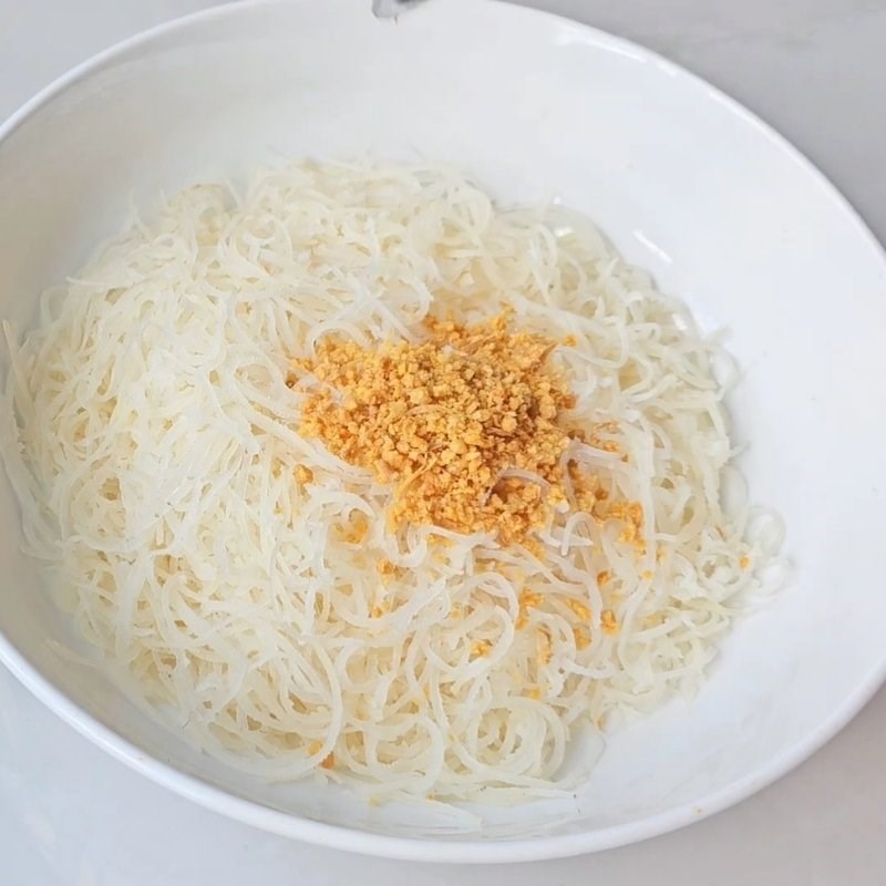 Bước 4 Trộn nhân bì cuốn Bì cuốn miền Tây