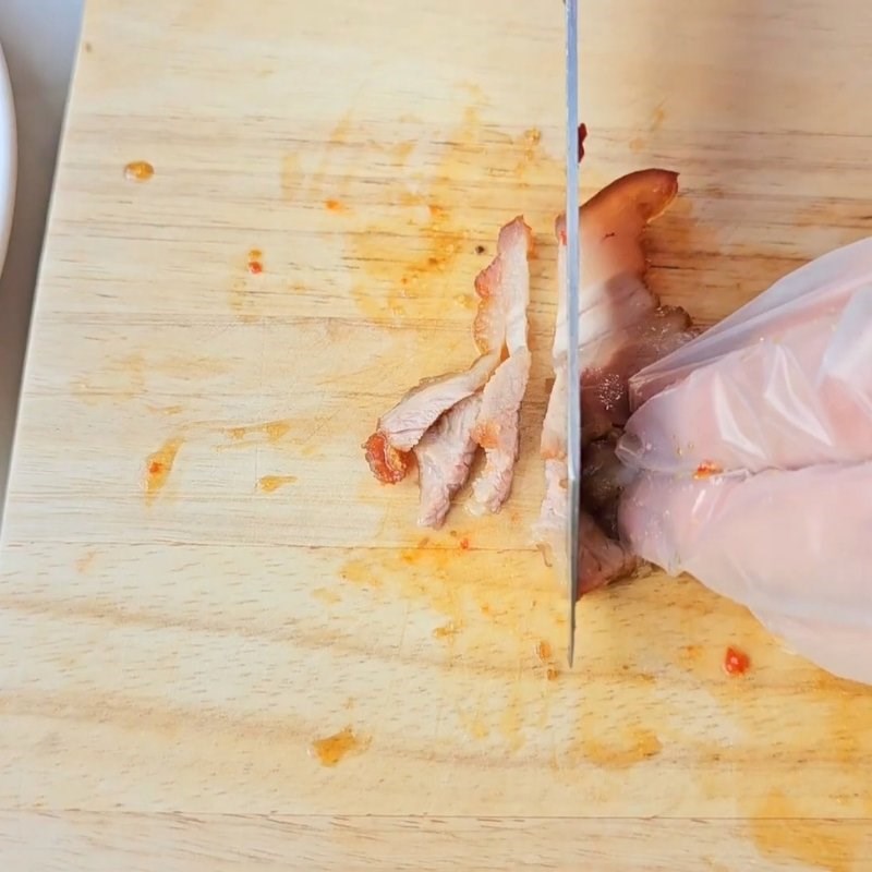 Bước 4 Trộn nhân bì cuốn Bì cuốn miền Tây