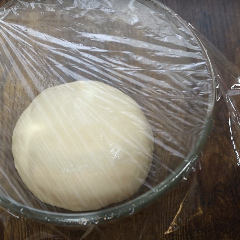 Bước 3 Ủ bột lần 1 Bánh mì xúc xích chà bông