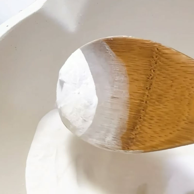 Bước 2 Xử lý nhiệt Baking Soda tạo dung dịch kiềm an toàn Bánh gio mật mía