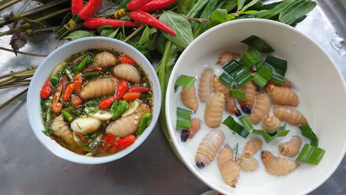 Đuông dừa ngâm nước mắm