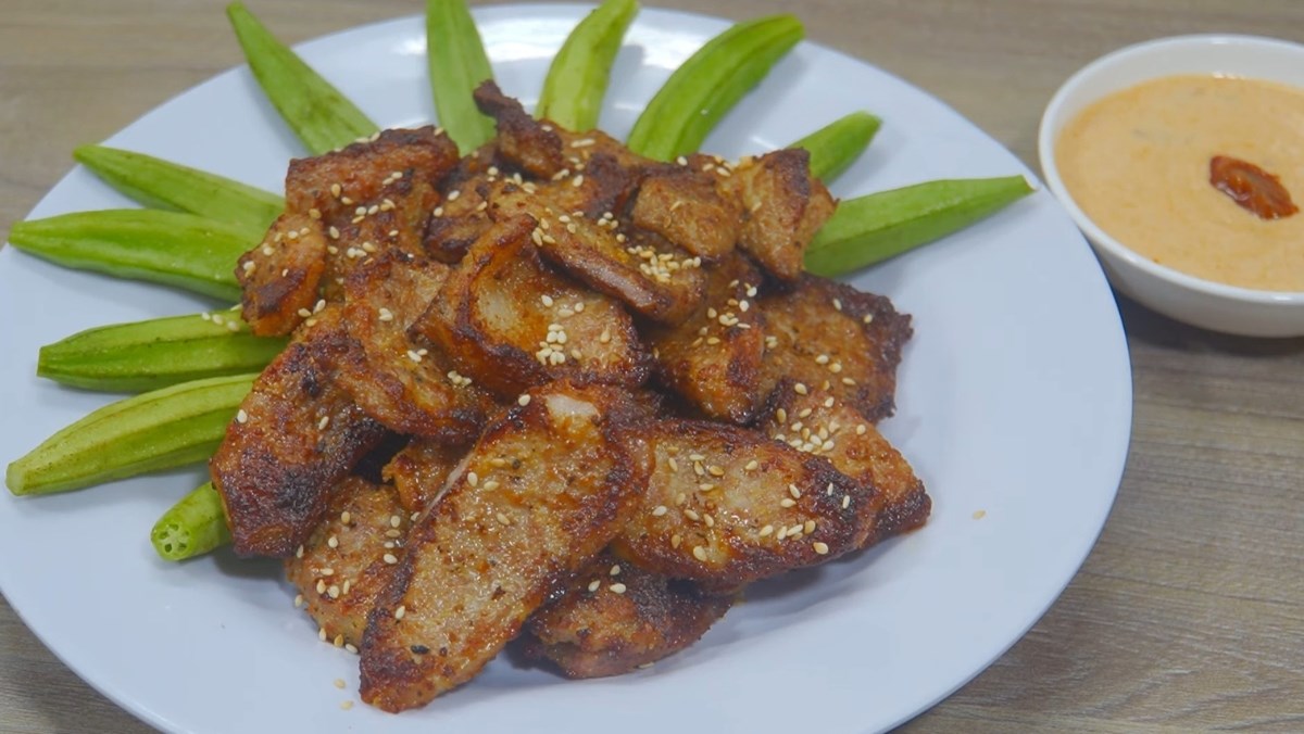 Nầm dê nướng chao