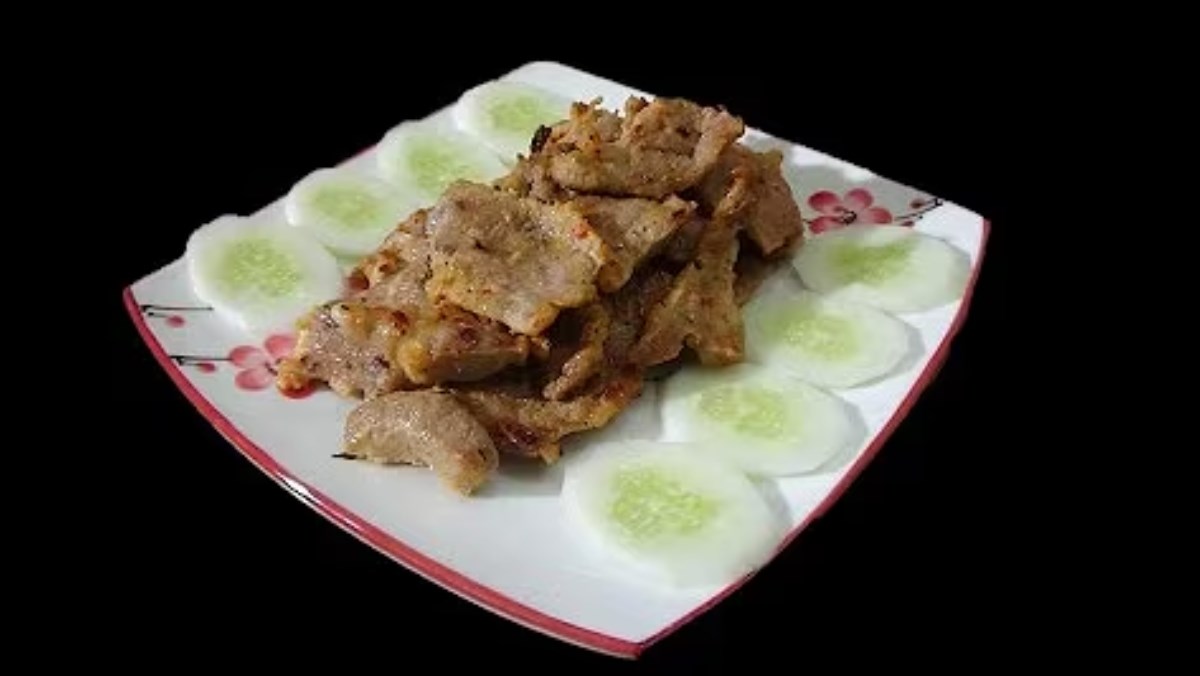 Nầm dê nướng sa tế