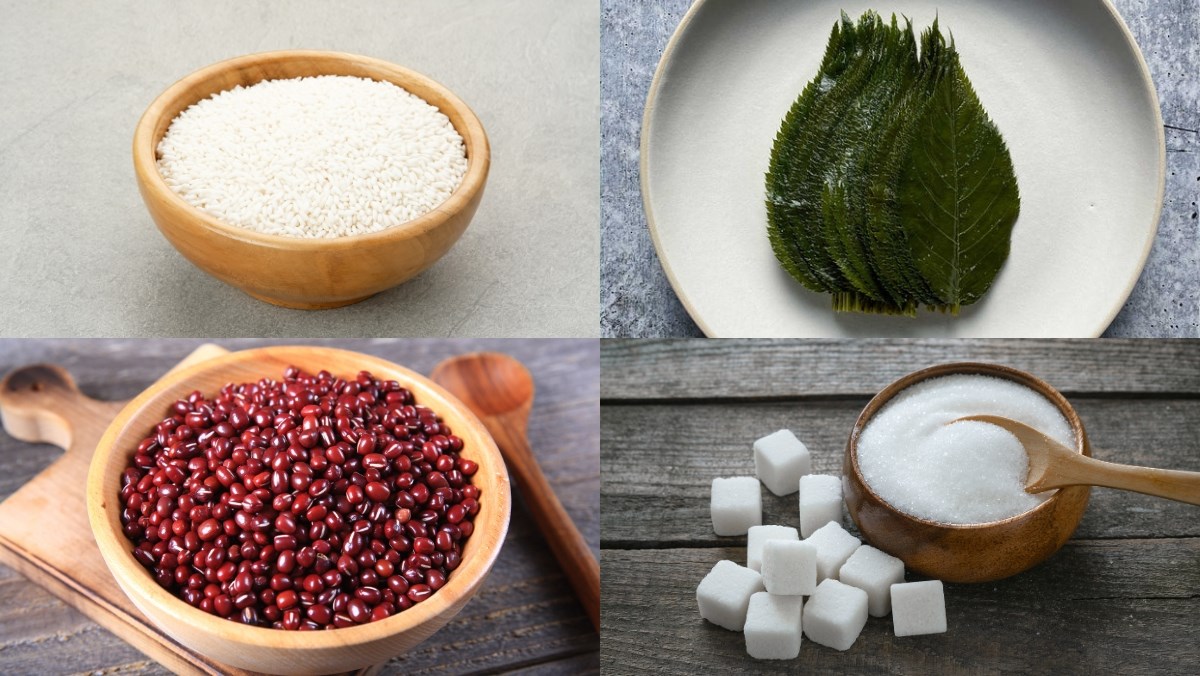 Nguyên liệu món ăn cách làm mochi anh đào