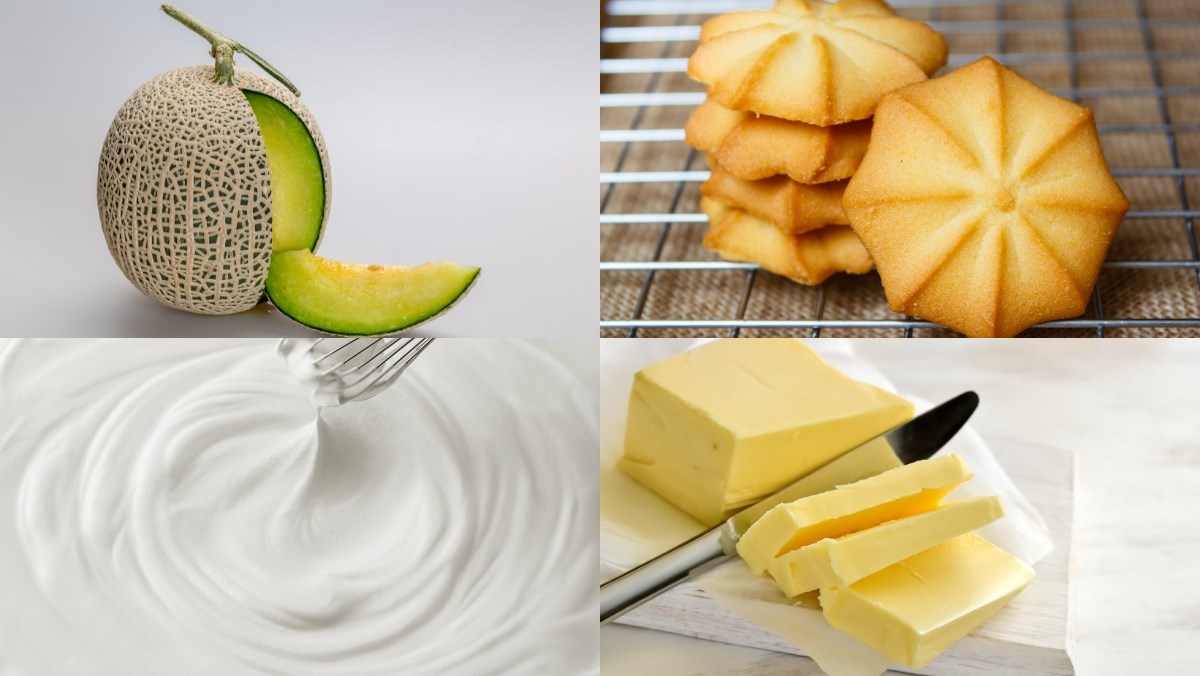 Nguyên liệu món ăn cách làm bánh mousse dưa lưới