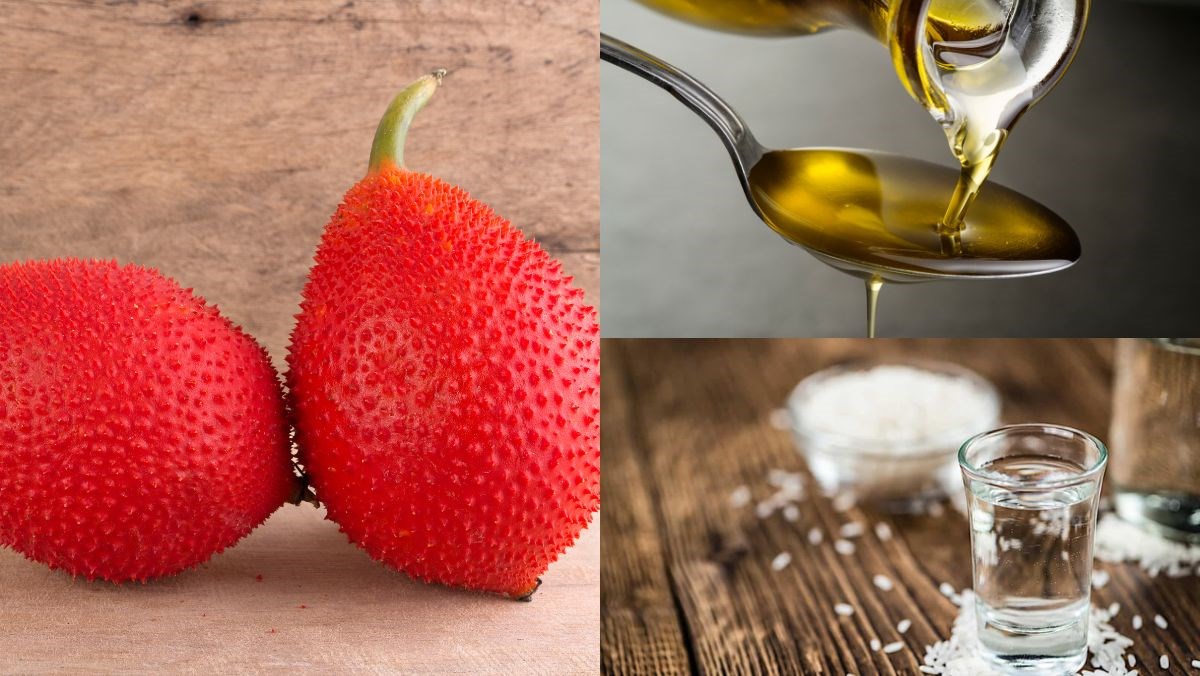 Nguyên liệu món ăn dầu gấc