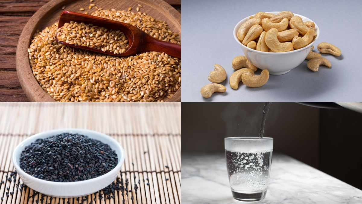 Nguyên liệu món ăn sữa hạt lanh