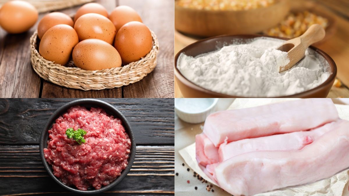 Nguyên liệu món ăn thịt hộp spam