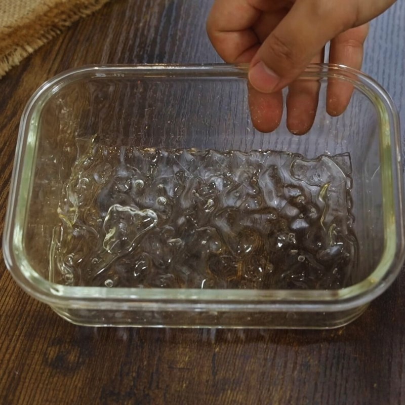 Bước 3 Làm thạch dưa lưới Bánh mousse dưa lưới