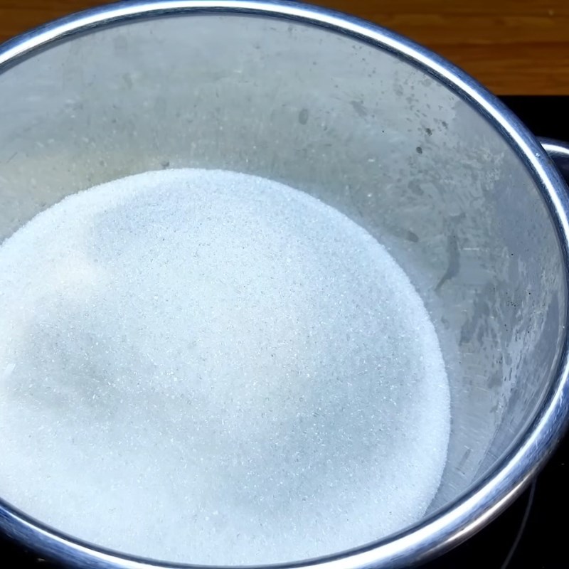 Bước 1 Nấu nước đường Bánh in đậu xanh