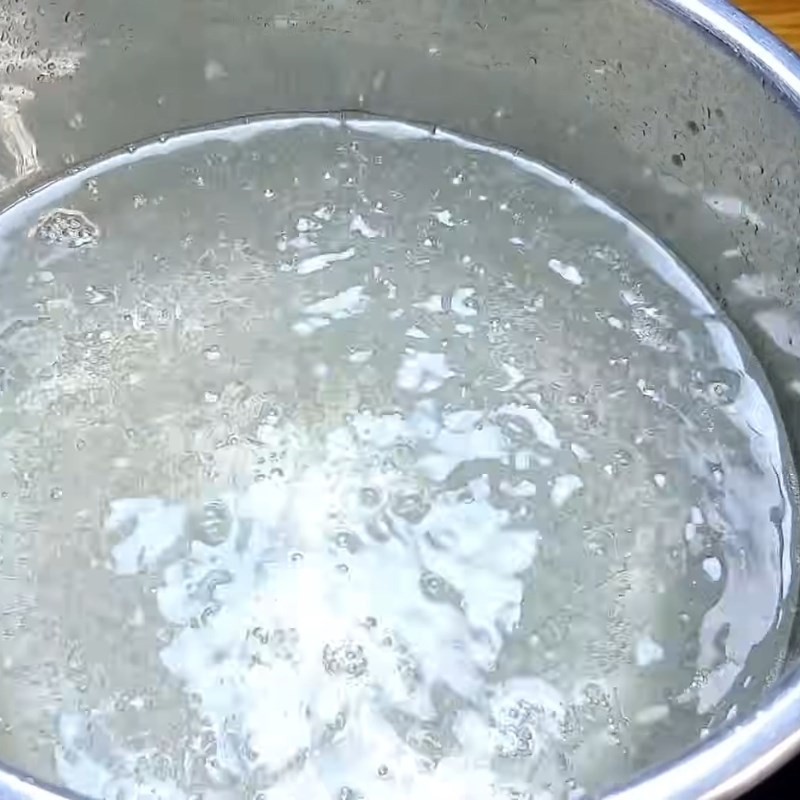 Bước 1 Nấu nước đường Bánh in đậu xanh