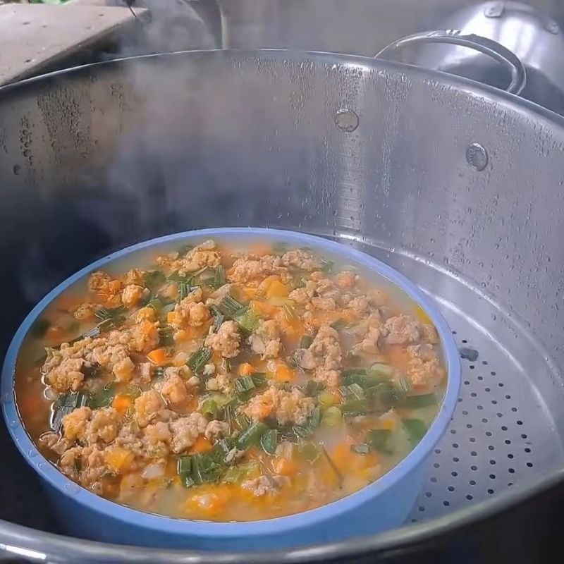 Bước 6 Hấp bánh Bánh bầu Sóc Trăng