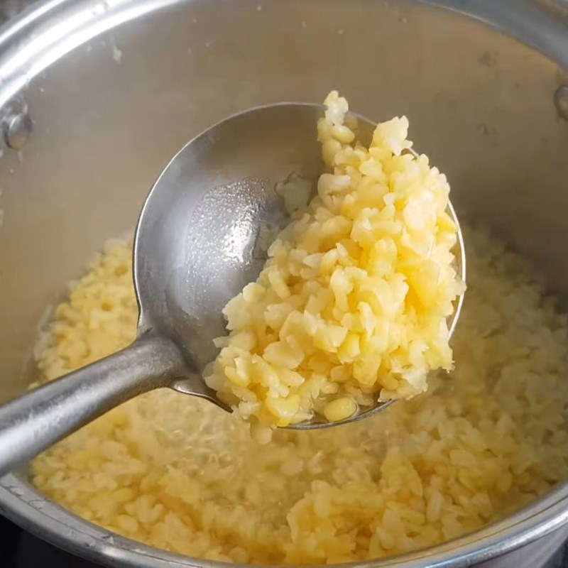 Bước 2 Làm nhân bánh Bánh cốm Hà Nội