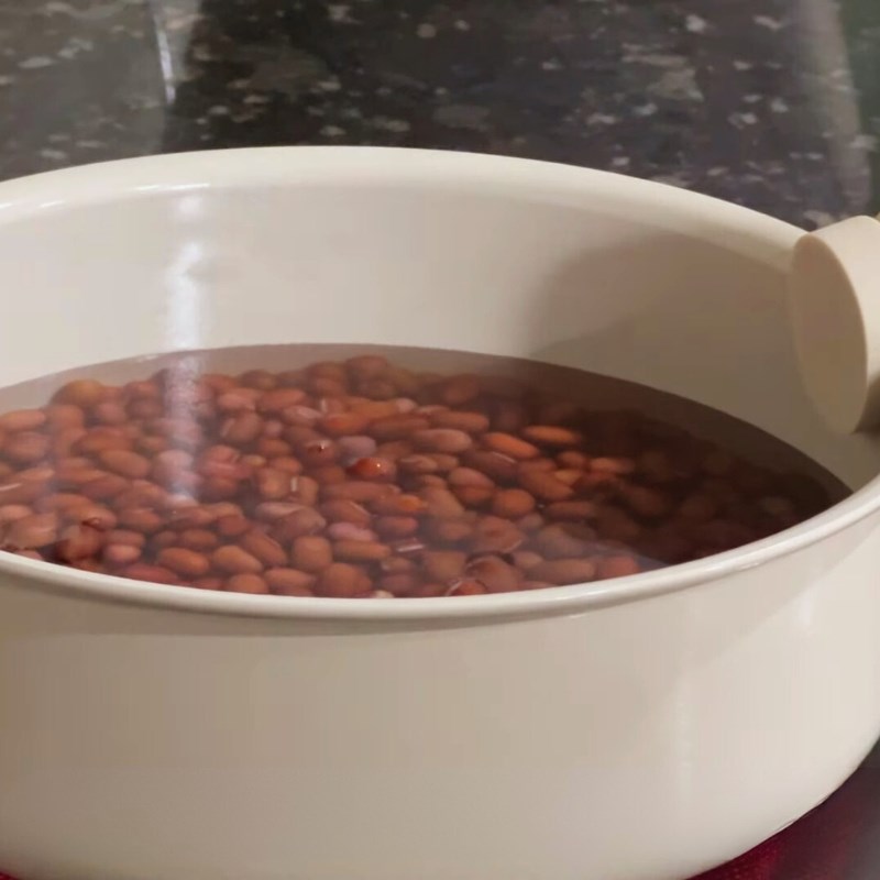 Bước 2 Làm nhân đậu đỏ Bánh mochi anh đào