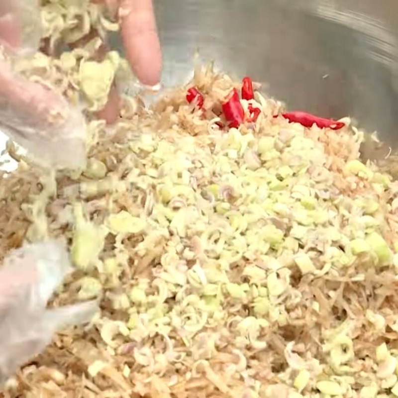 Bước 3 Làm nhút Thanh Chương Nhút Thanh Chương (nhút mít non)