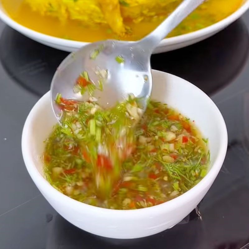 Bước 5 Làm nước chấm Cá nấu mẻ nghệ