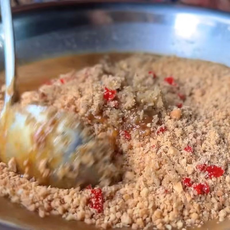 Bước 4 Làm tương chấm Lươn um rau ngổ