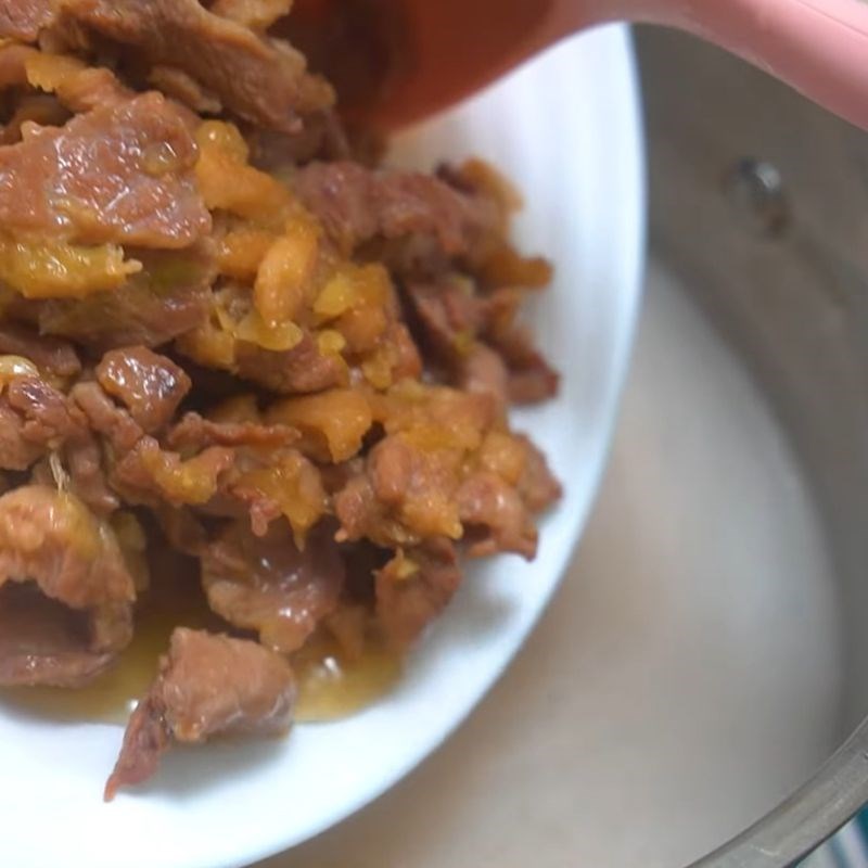 Bước 4 Nấu bánh canh Bánh canh vịt nước cốt dừa