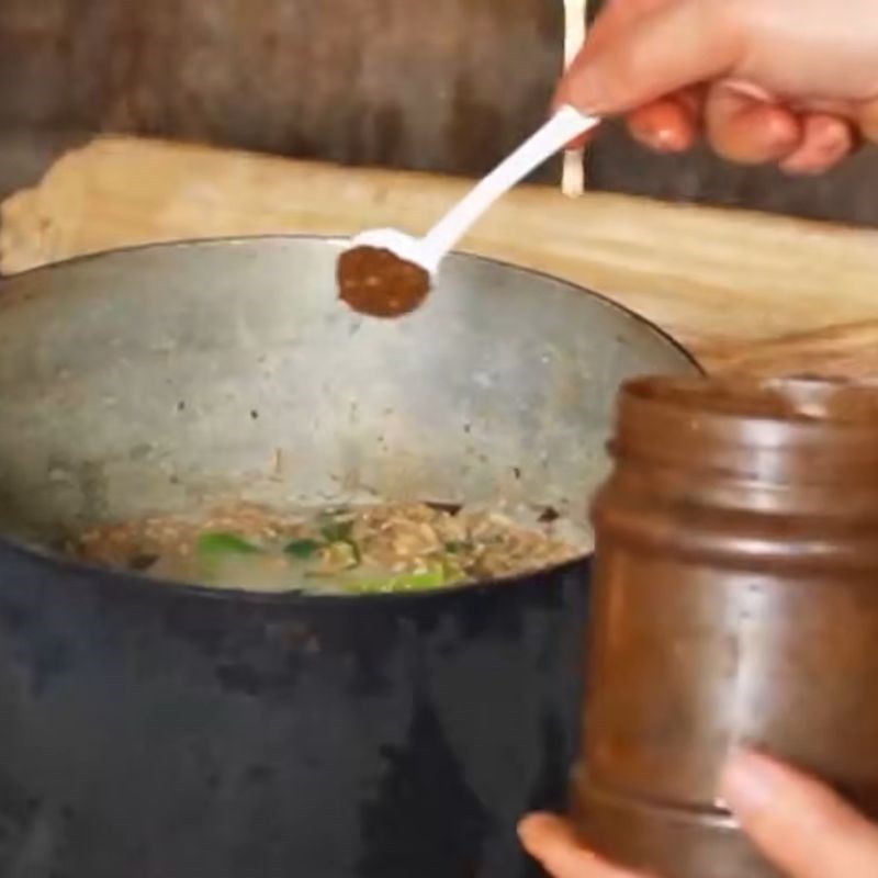 Bước 4 Nêm gia vị Canh bon