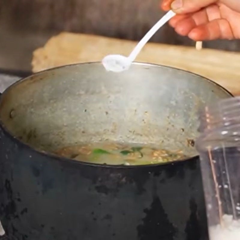 Bước 4 Nêm gia vị Canh bon
