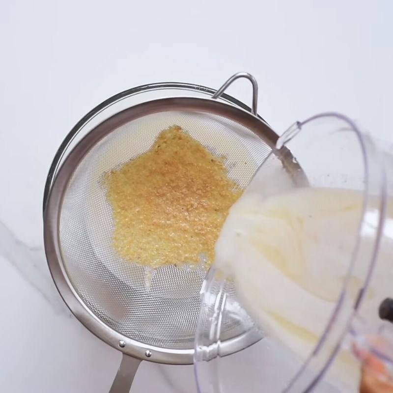 Bước 1 Ngâm và nấu sữa hạt lanh Sữa hạt lanh