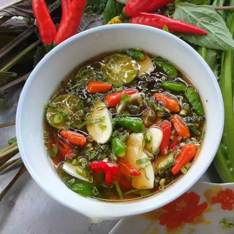 Bước 2 Pha nước mắm Đuông dừa ngâm nước mắm