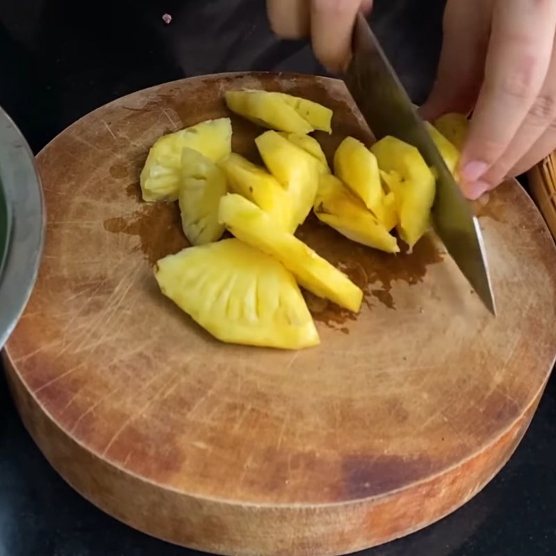 Bước 3 Sơ chế các nguyên liệu khác Bún chả sứa