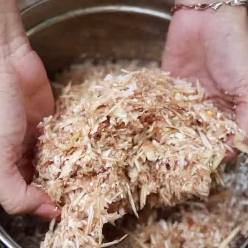 Bước 1 Sơ chế mít non Nhút Thanh Chương (nhút mít non)